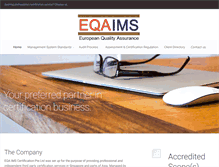 Tablet Screenshot of eqaims.com